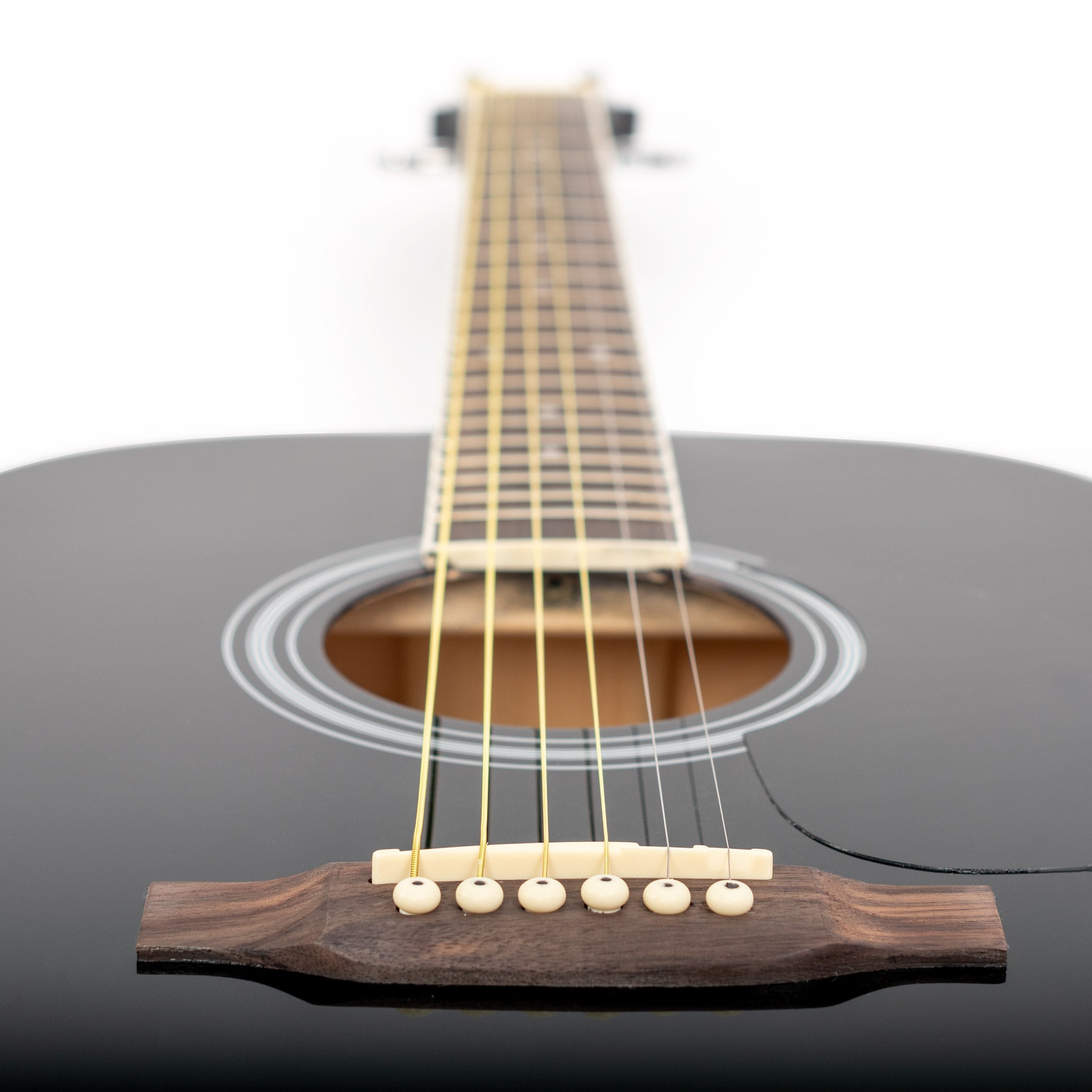 SA20-BLK - Octopus 4/4 dreadnought acoustic guitar Black / A1