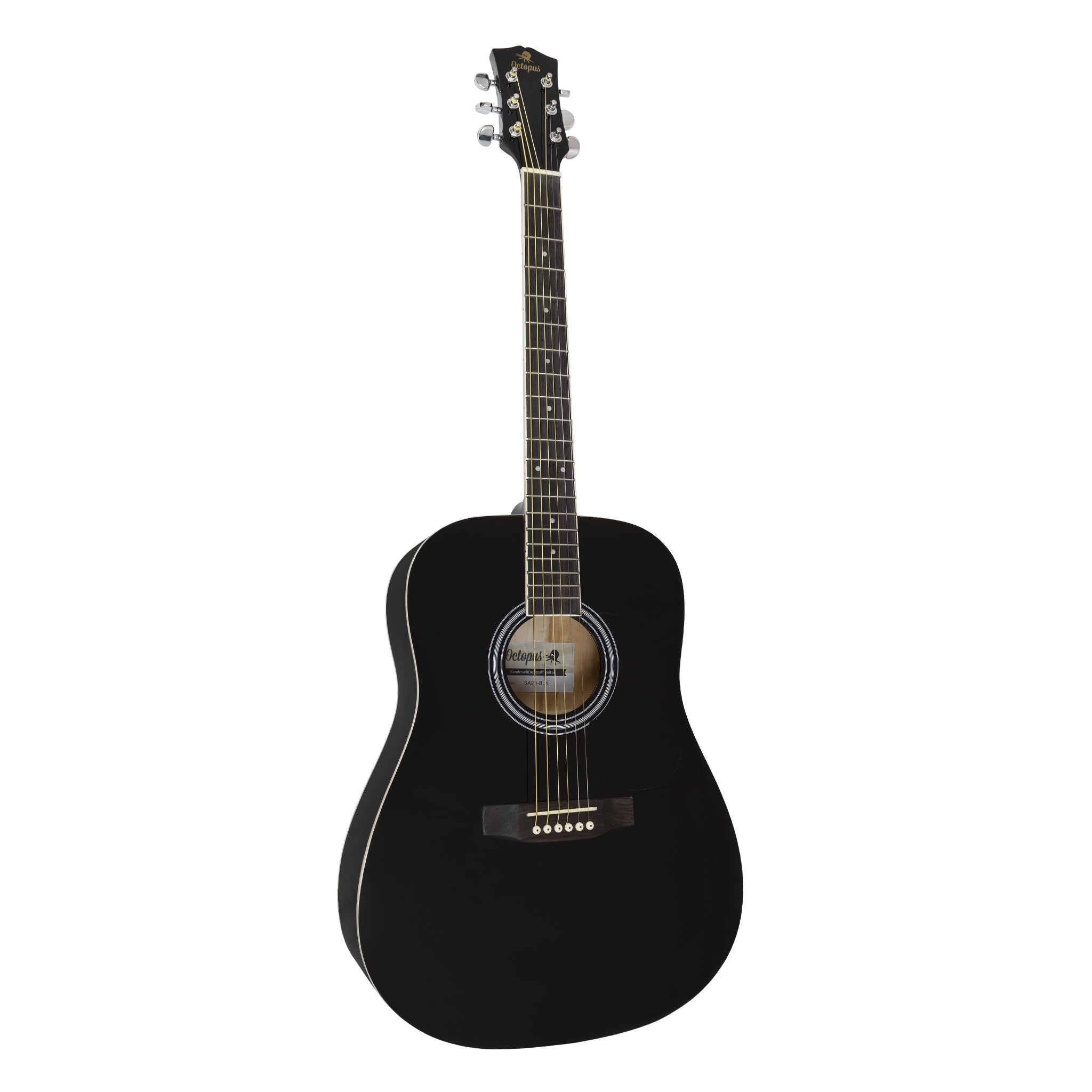 SA20-BLK - Octopus 4/4 dreadnought acoustic guitar Black / A1