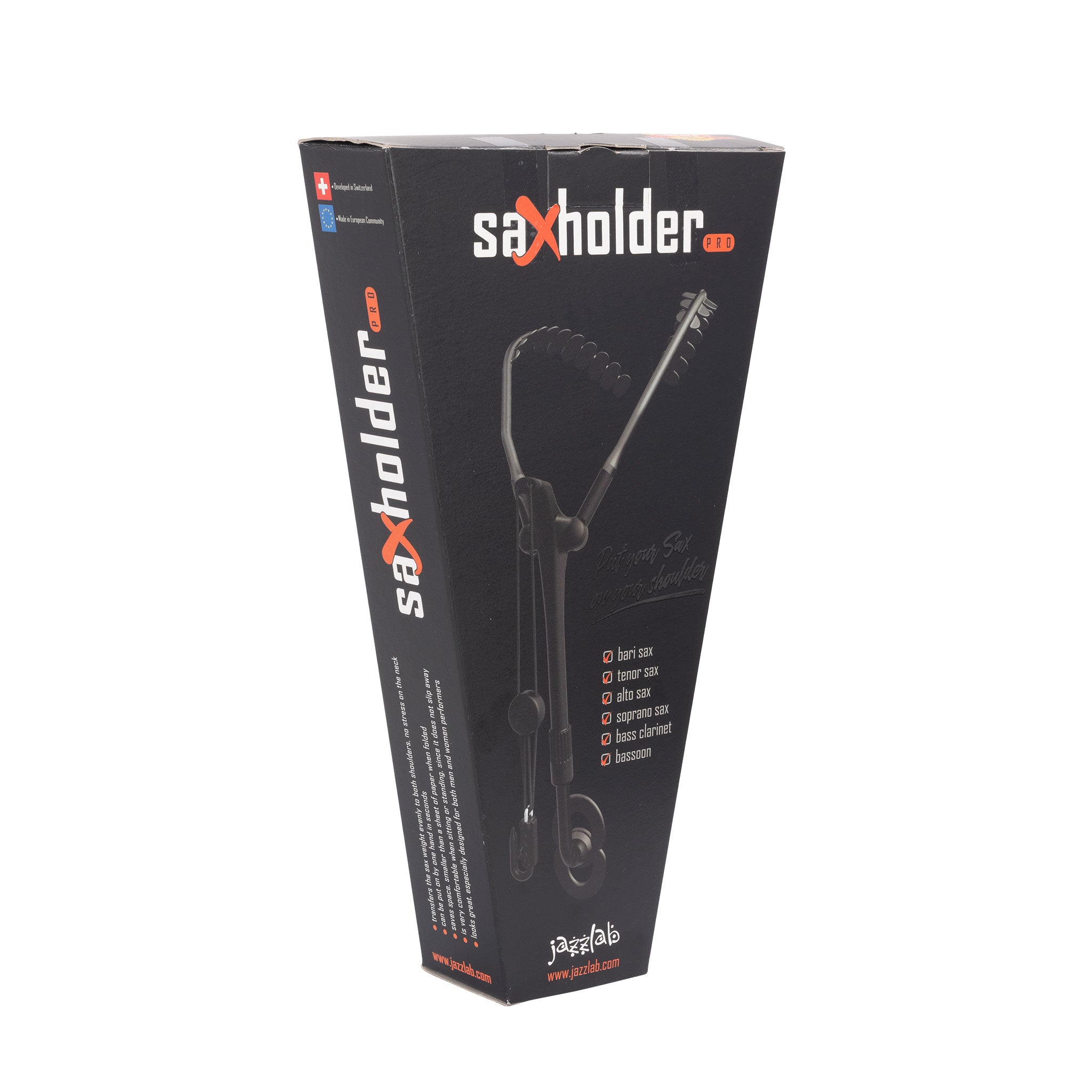 SAXHOLDER-PRO - Jazzlab SAXHOLDER-PRO harness for all sizes of saxophone A1