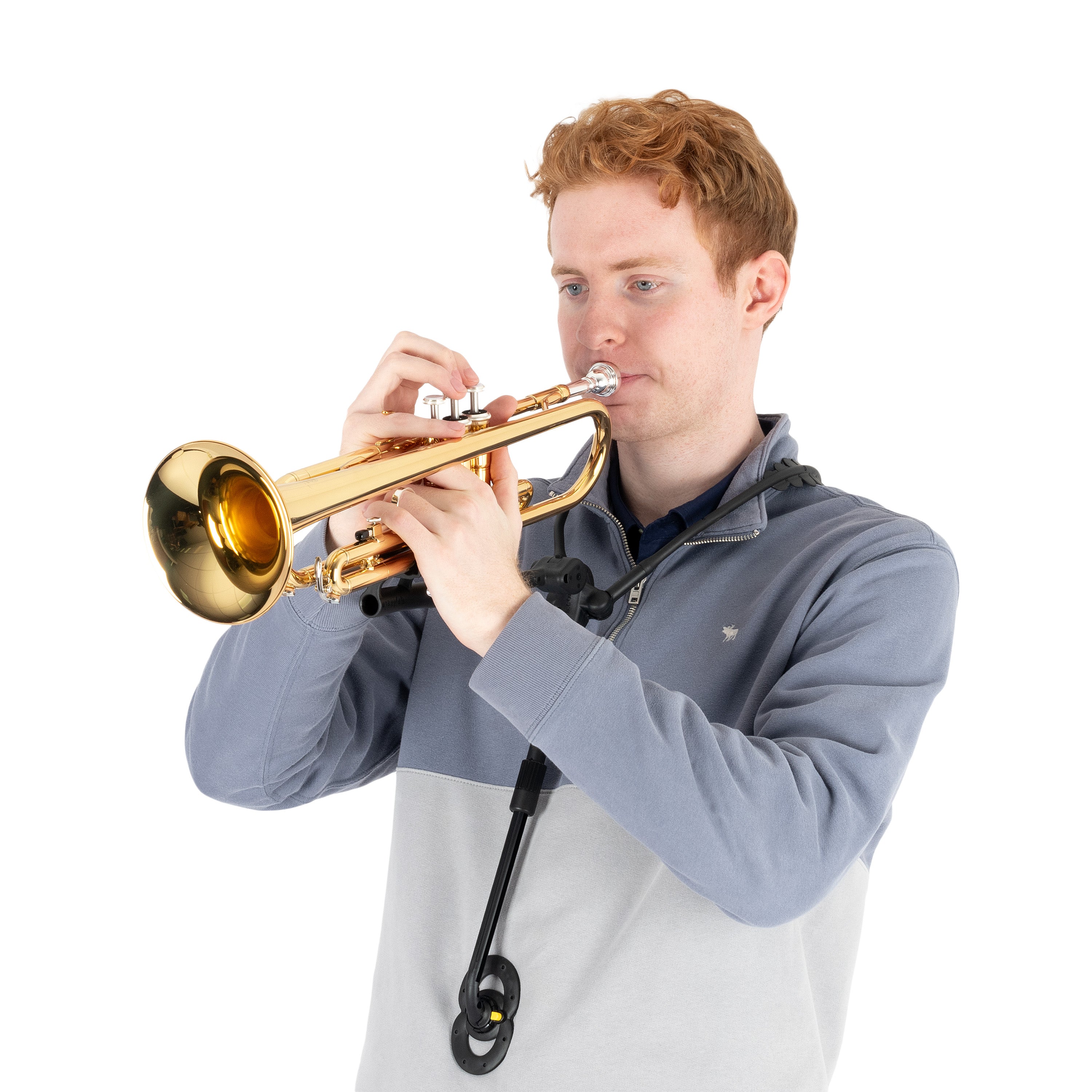 TRUMPETHOLDERXL - Jazzlab TRUMPETHOLDER XL trumpet harness for larger players A1