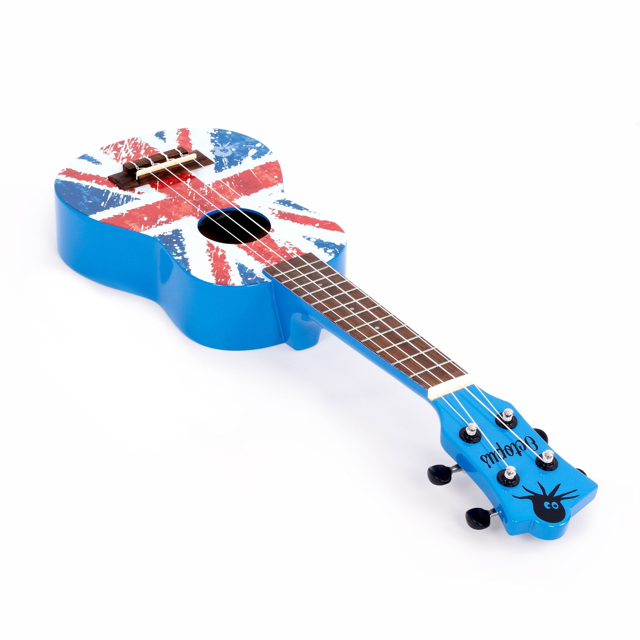 UK205-UJB - Octopus Academy graphic soprano ukulele - Union Jack Flag A1