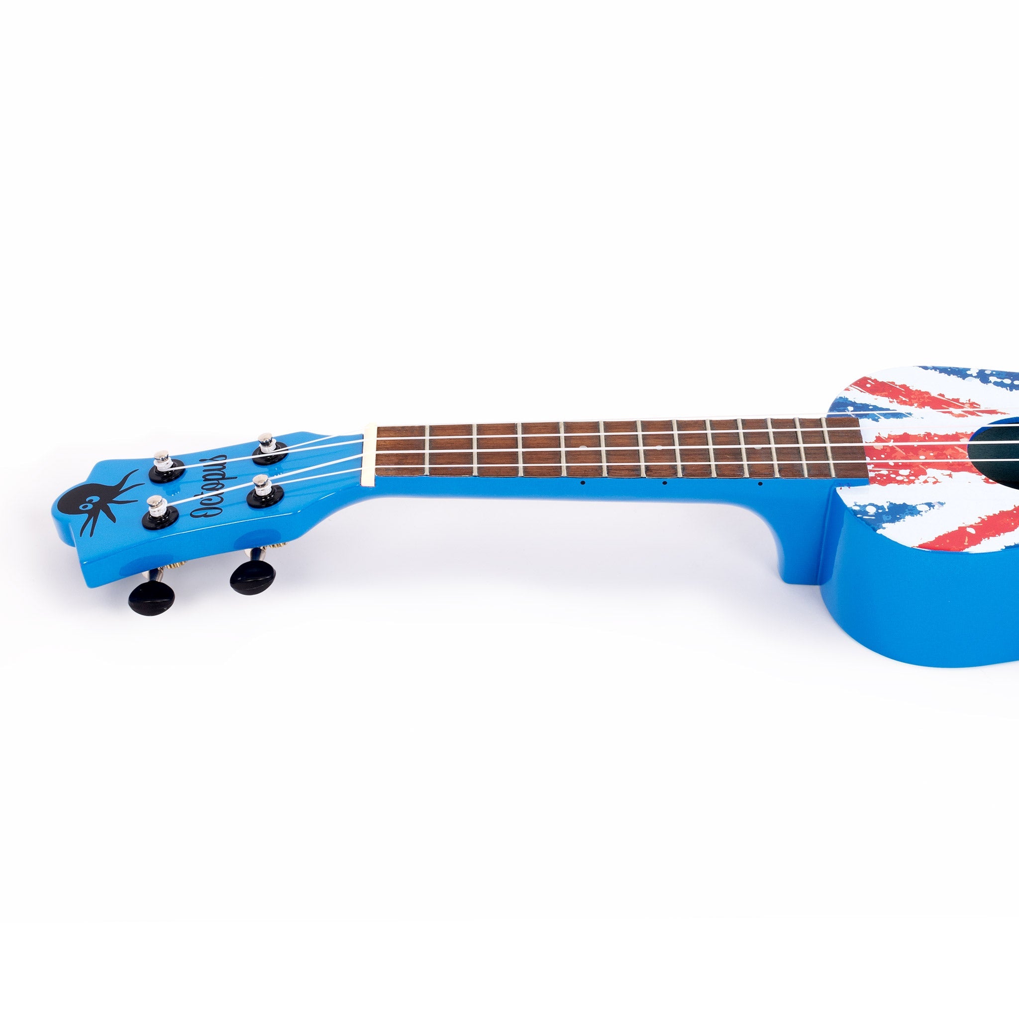 UK205-UJB - Octopus Academy graphic soprano ukulele - Union Jack Flag A1