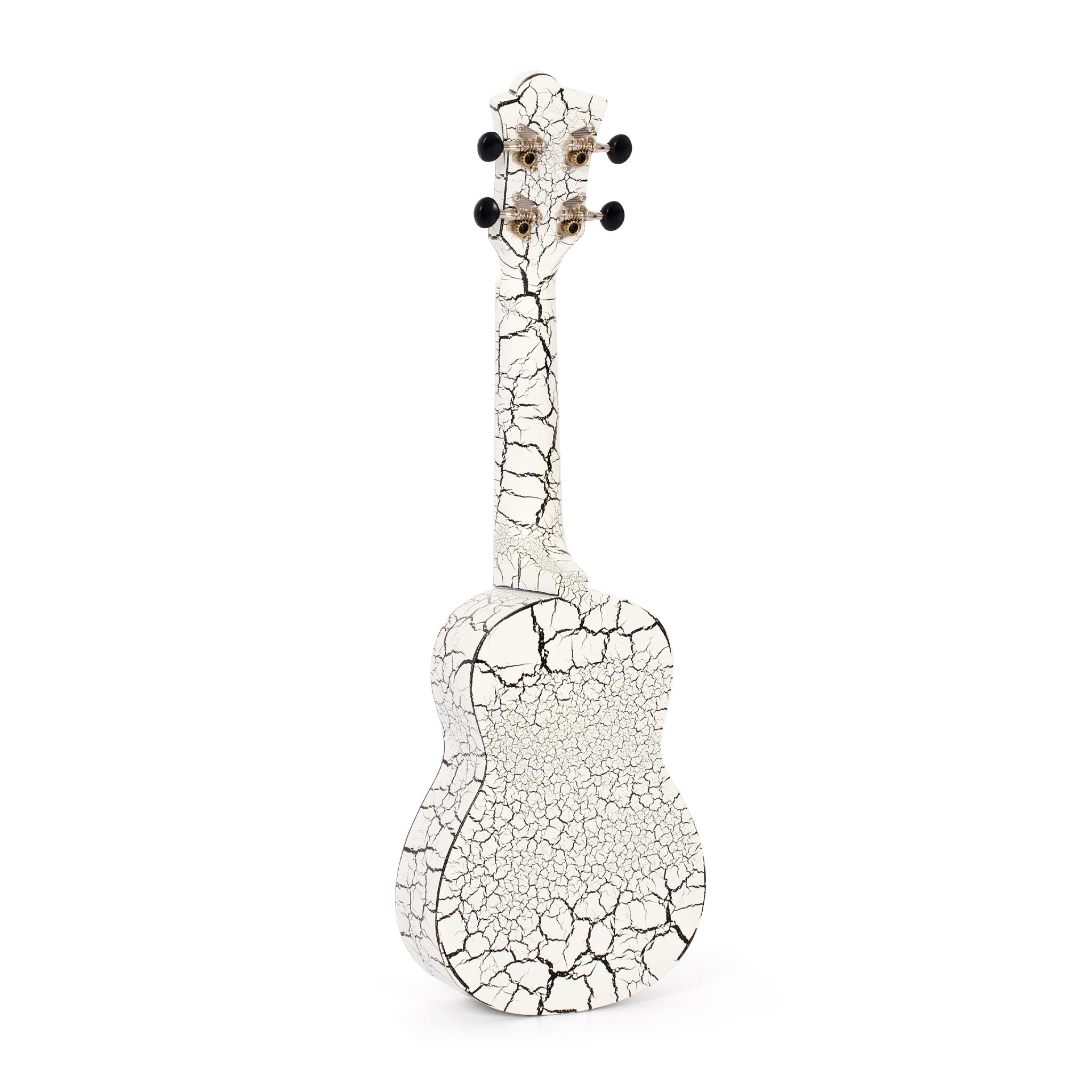 UK207-WB - Octopus Academy soprano ukulele White and black crackle / A1