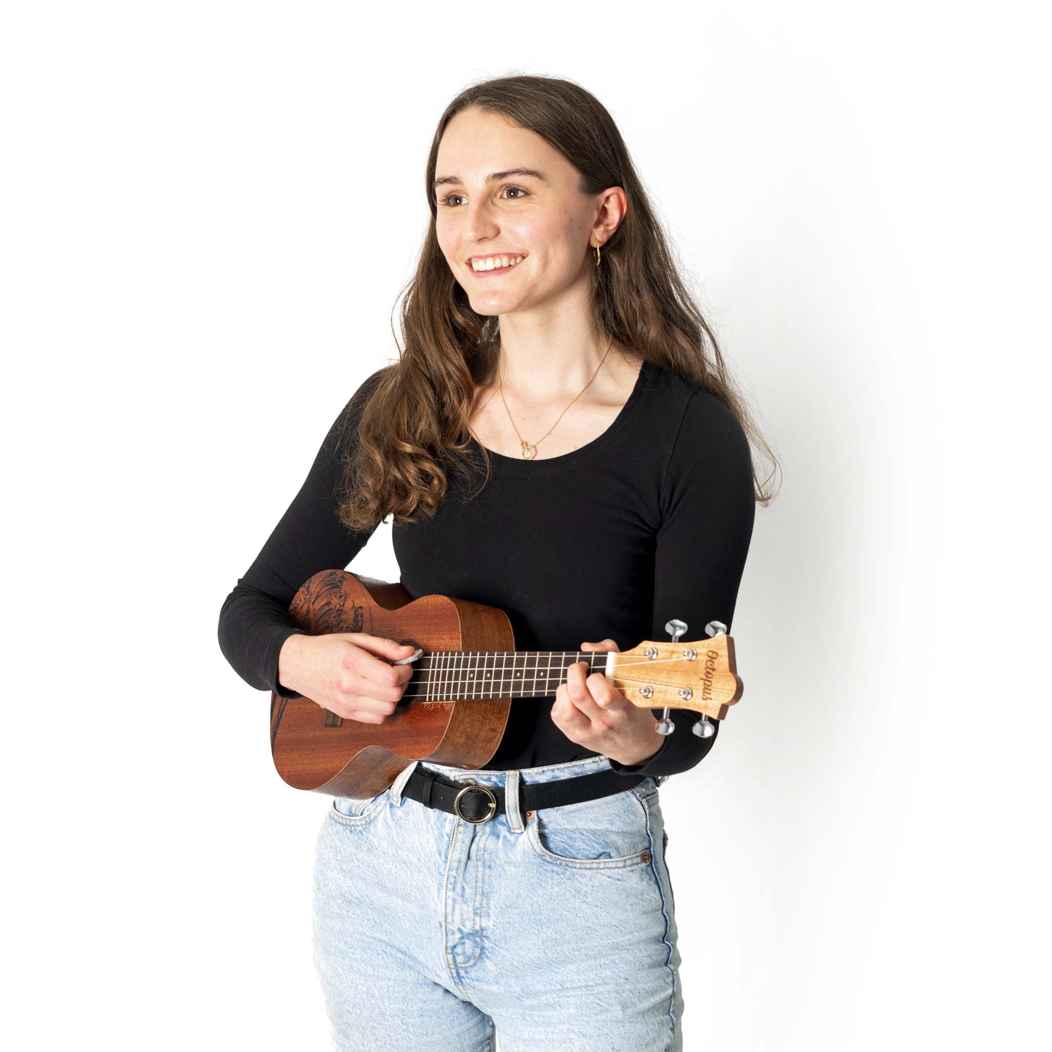 UK230S - Octopus Rosette soprano ukulele A1
