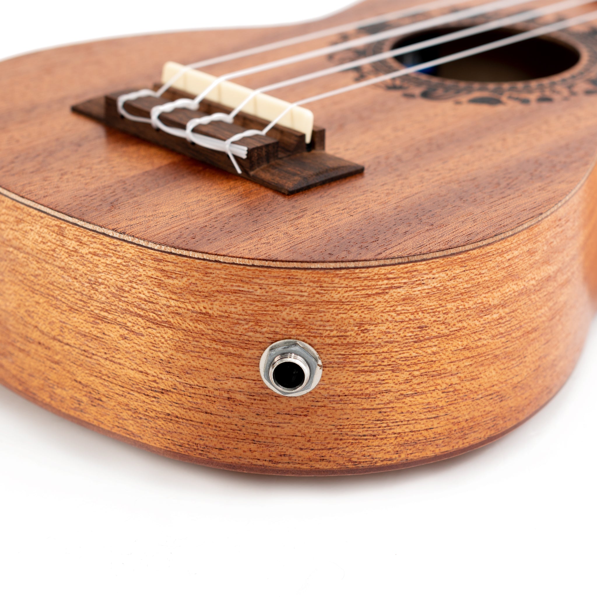 UK230SE - Octopus Rosette electro-acoustic soprano ukulele A1