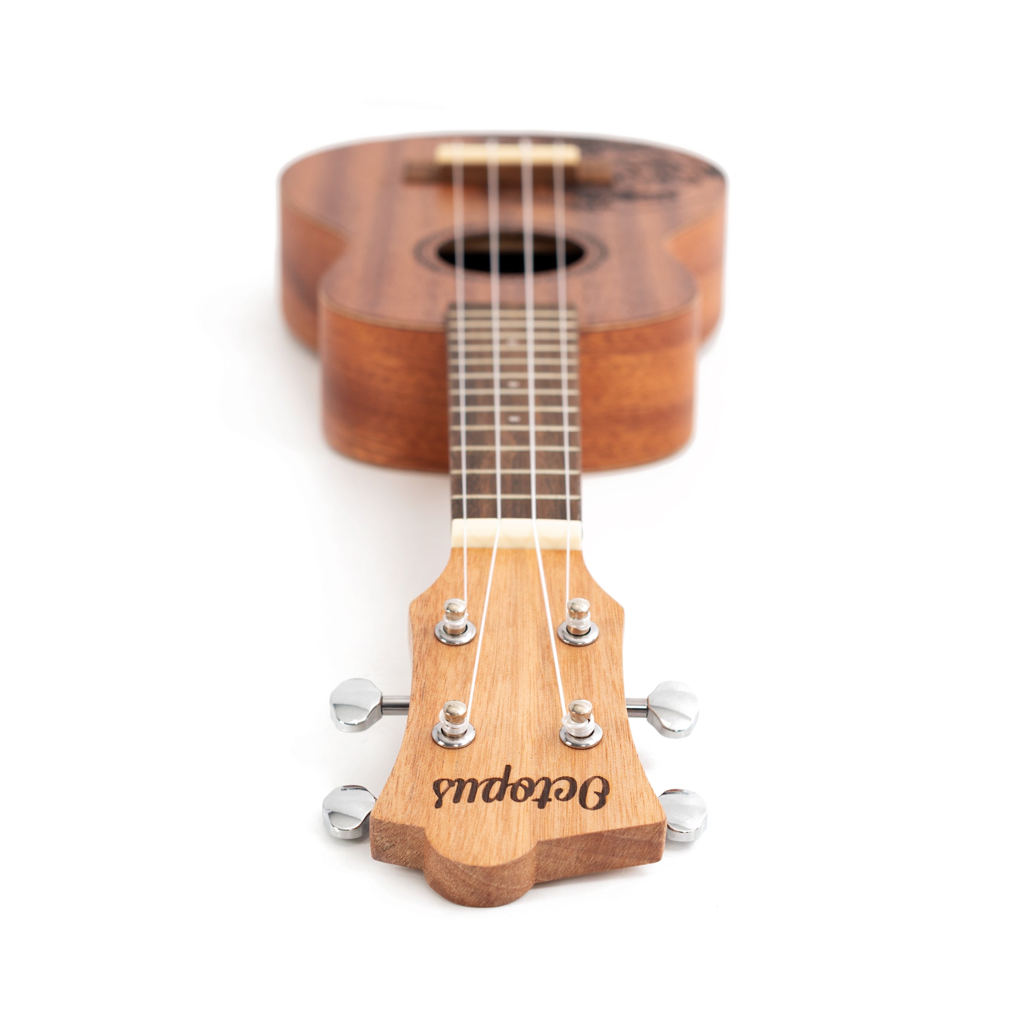 UK230SW - Octopus Rosette soprano ukulele - wave motif A1