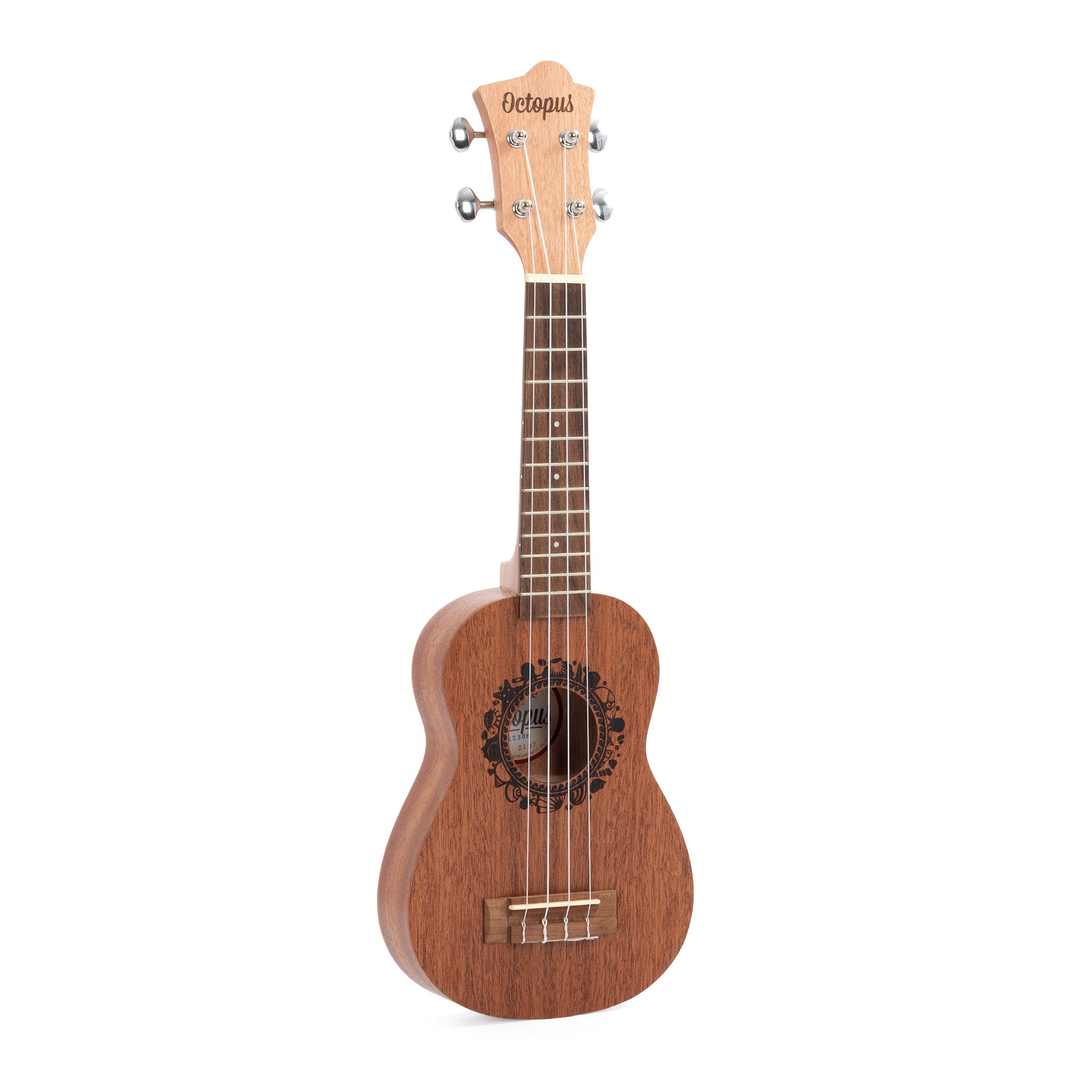 UK230S - Octopus Rosette soprano ukulele A1