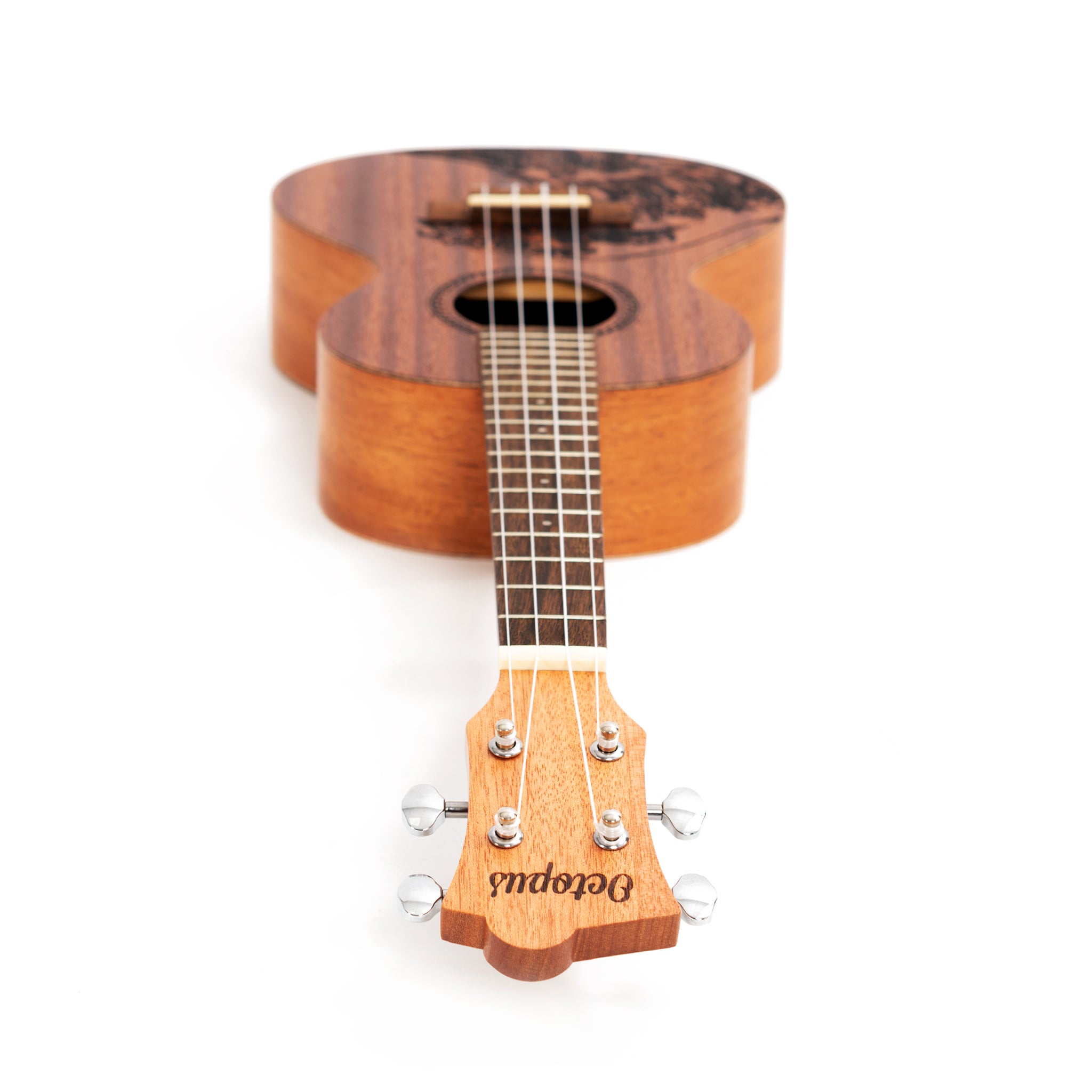 UK230TW - Octopus Rosette tenor ukulele - wave motif A1