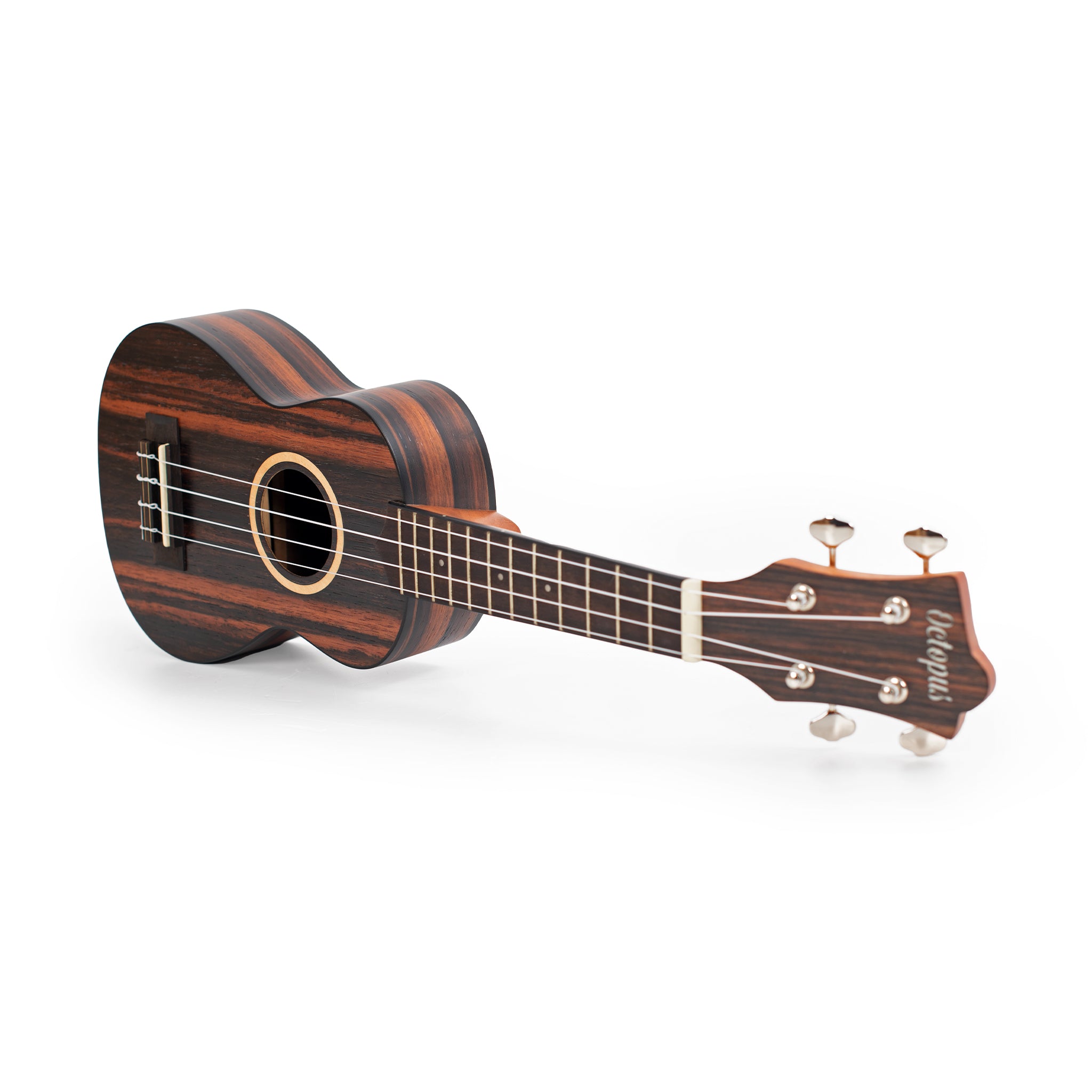 UK405S - Octopus Ebony soprano ukulele A1