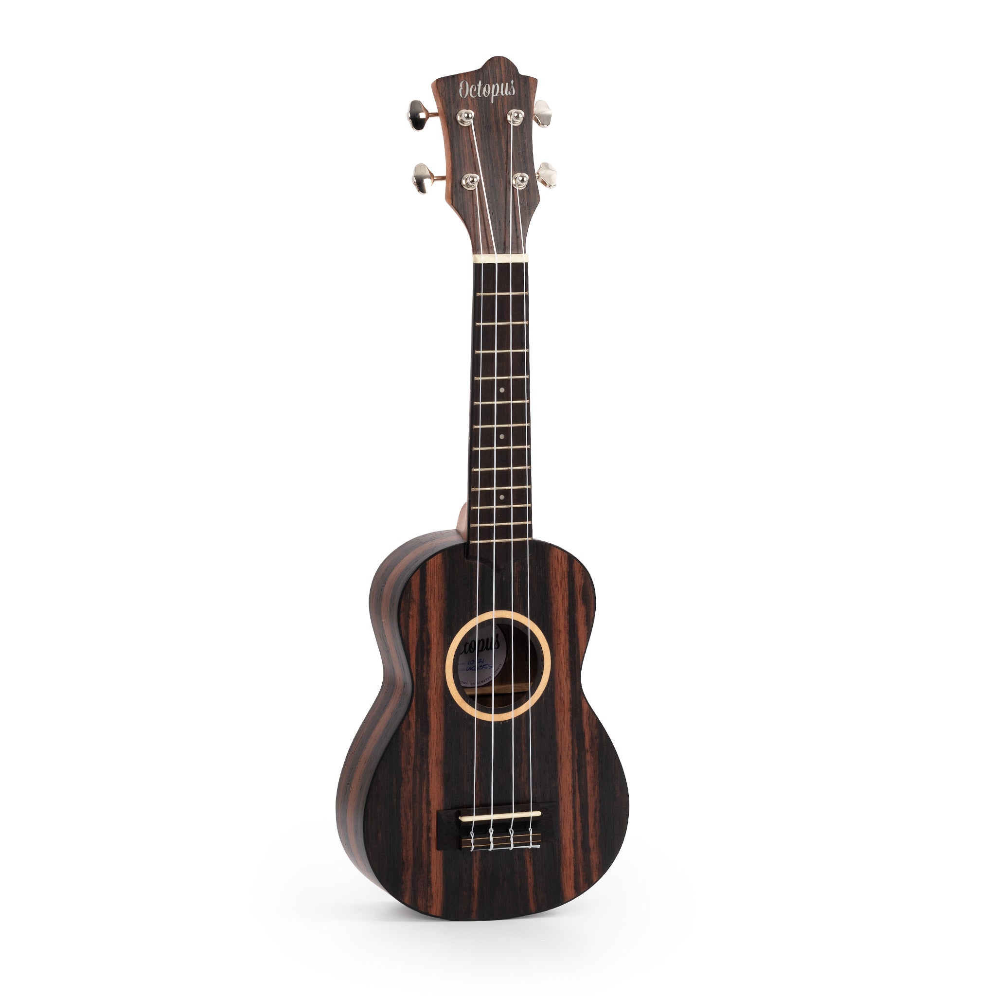 UK405S - Octopus Ebony soprano ukulele A1