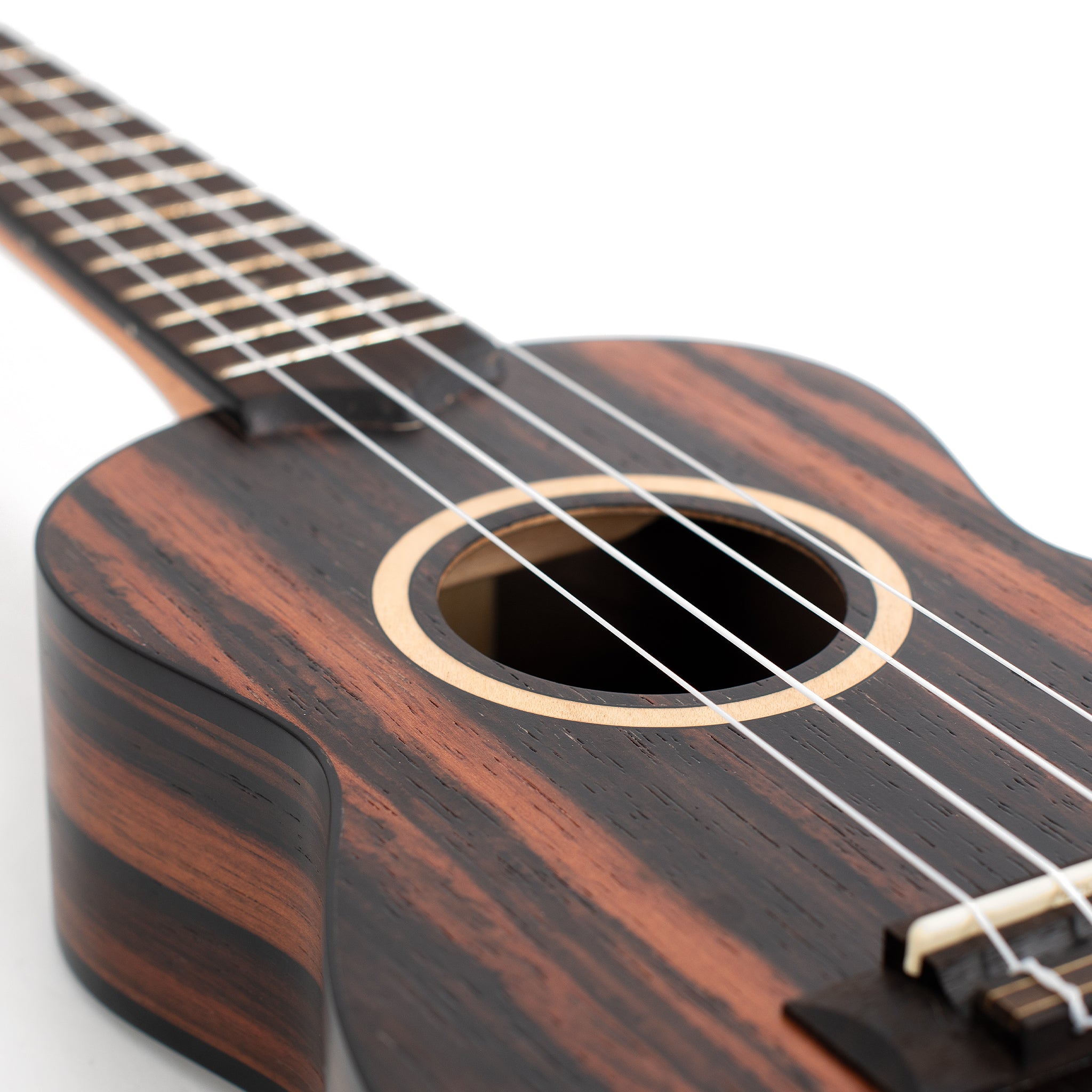 UK405S - Octopus Ebony soprano ukulele A1