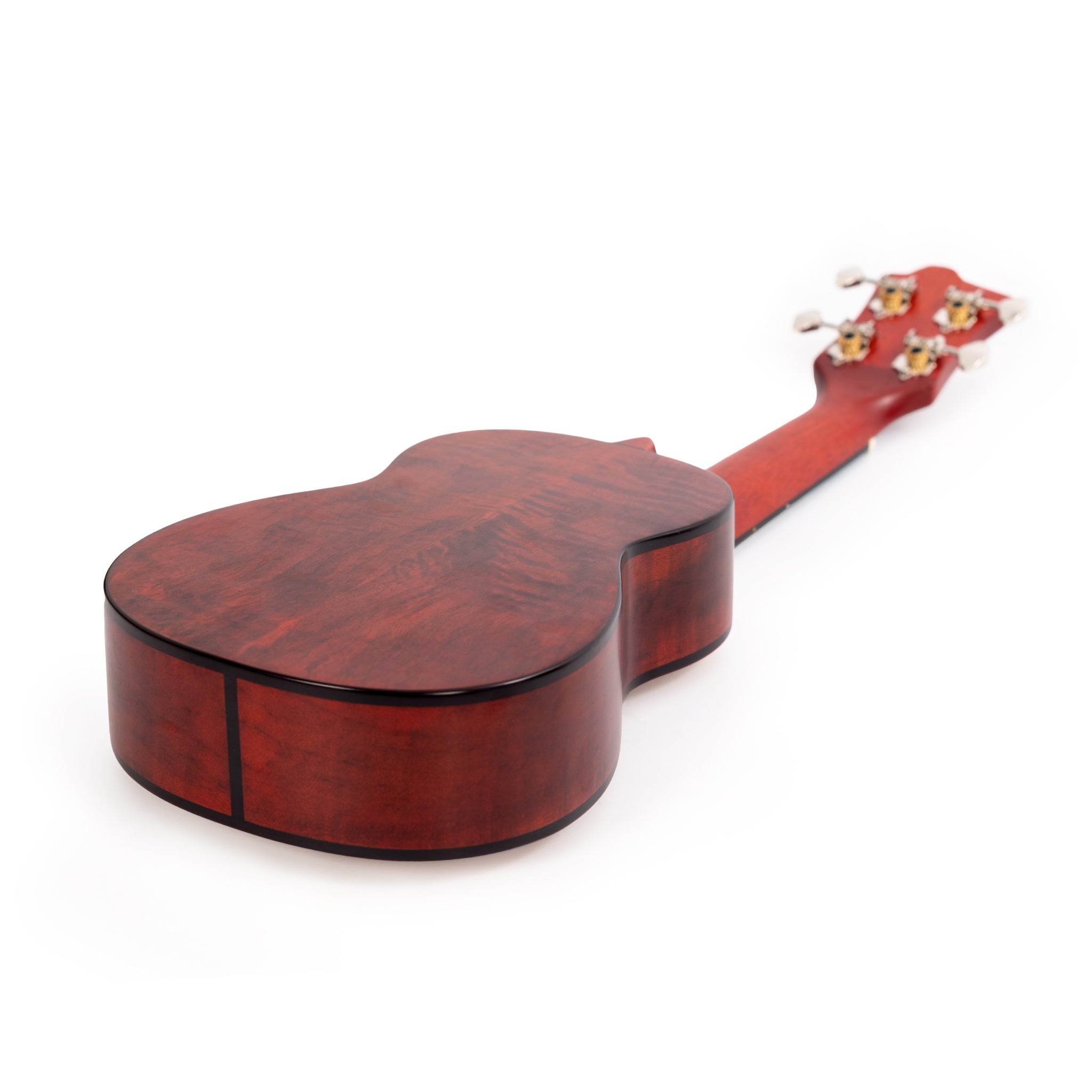 UK440S - Octopus Flamed maple with solid cedar top soprano ukulele A1
