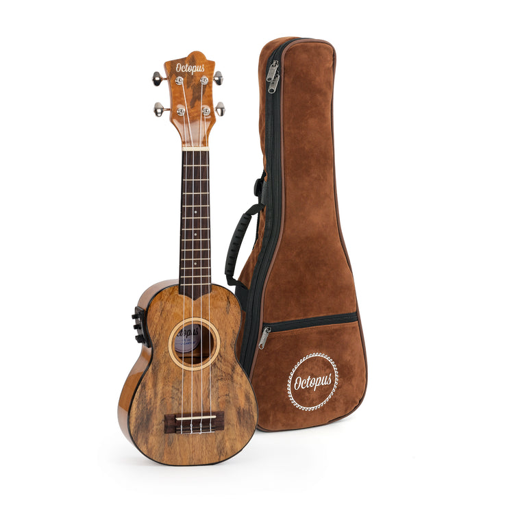 UK470SE - Octopus Solid mango top electro-acoustic soprano ukulele Default title