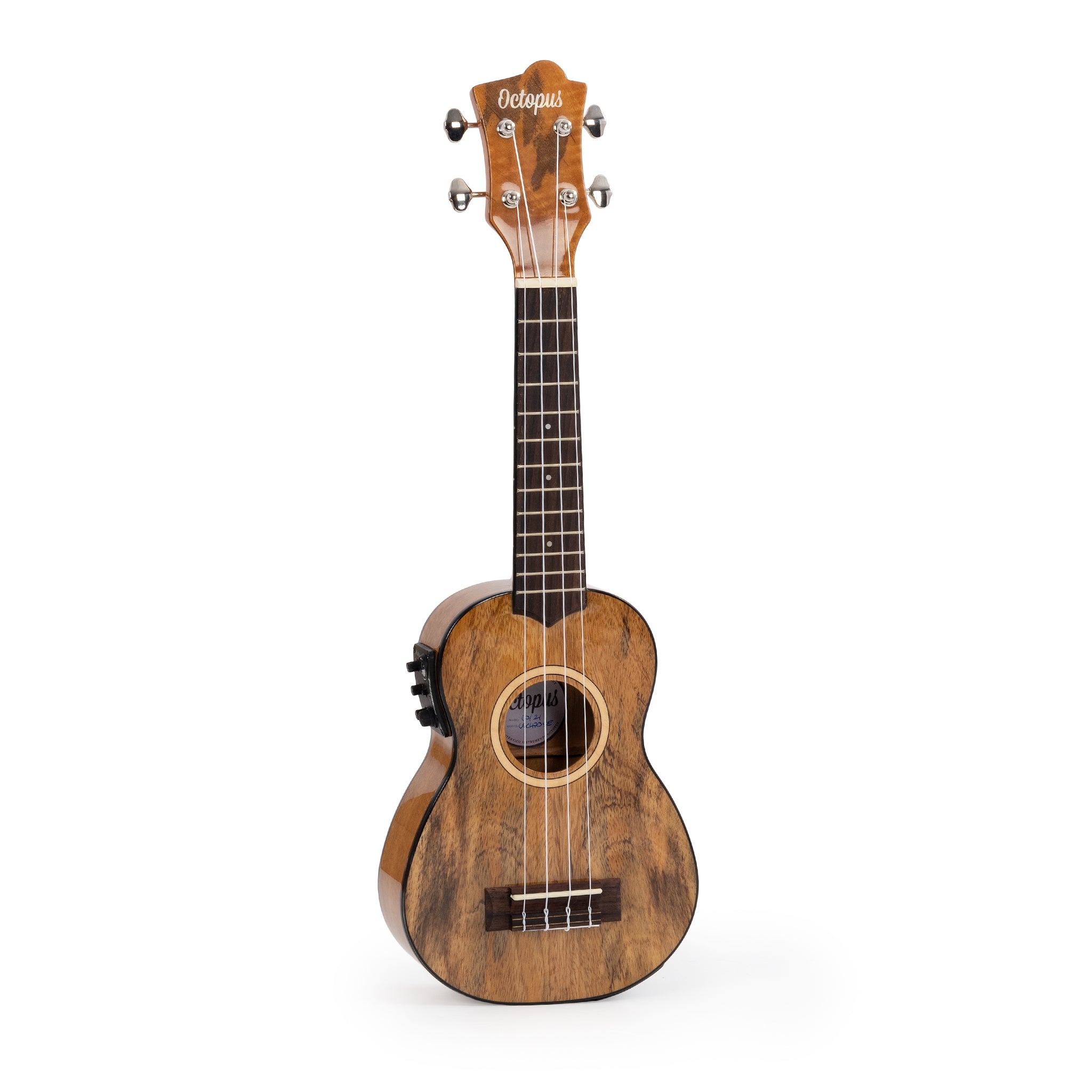 UK470SE - Octopus Solid mango top electro-acoustic soprano ukulele A1