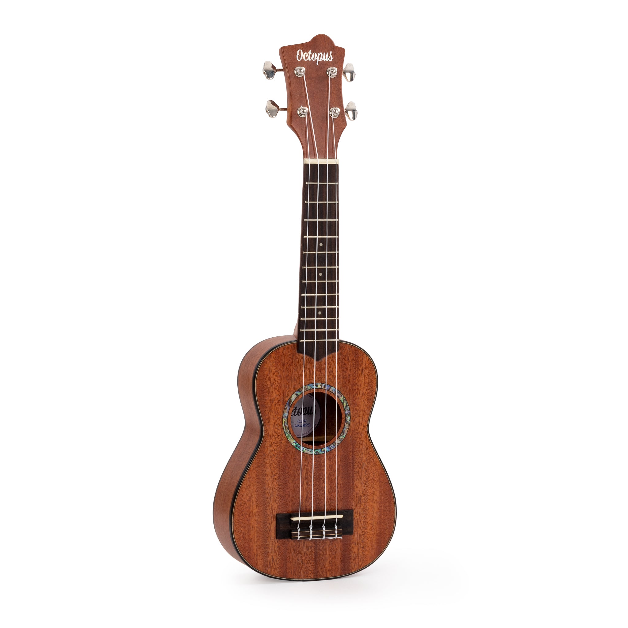 UK480S - Octopus All solid mahogany soprano ukulele A1