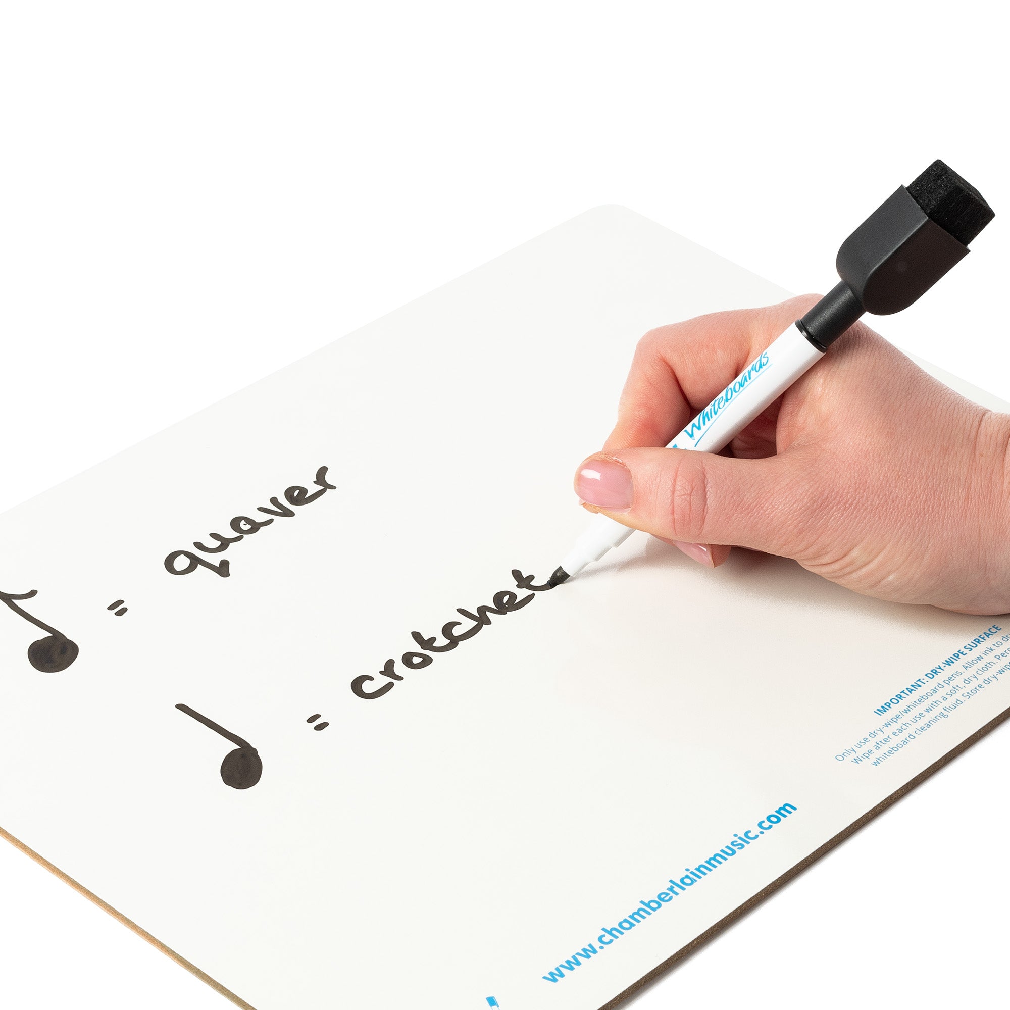 Chamberlain Music A4 mini dry-wipe whiteboard