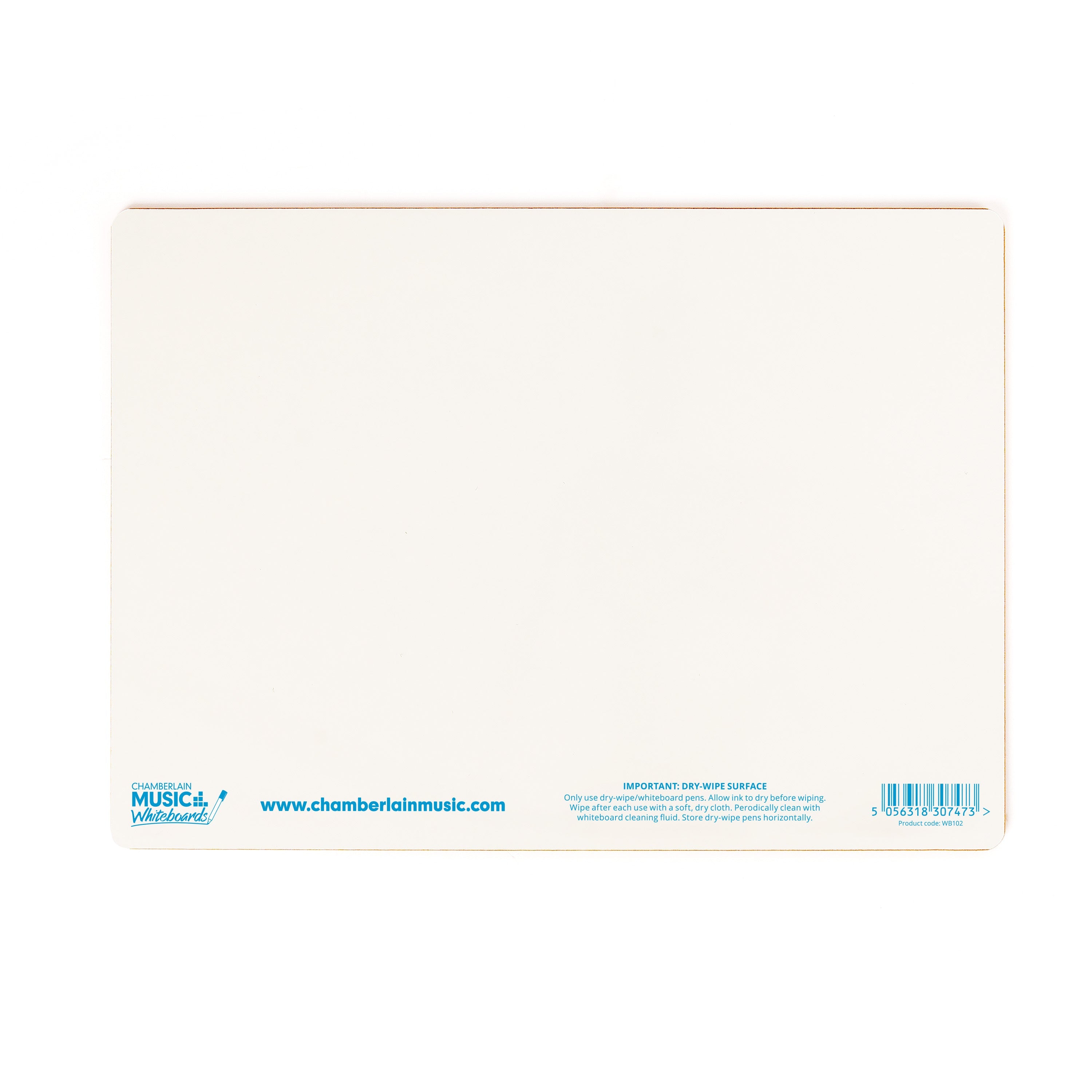 WB102-12PK - Chamberlain Music A4 mini dry-wipe whiteboard - 12 pack A1
