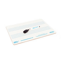 WB105-12PK - Chamberlain Music A4 mini dry-wipe music whiteboard, printed - 12 pack Default title