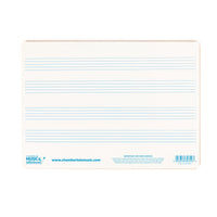 WB125-12PK - Chamberlain Music A4 mini dry-wipe music whiteboard 4 staves - 12 pack Default title
