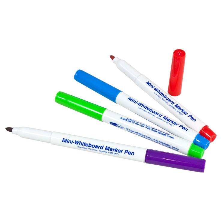 WB12 - Chamberlain Music set of 4 dry wipe colour pens for white boards Default title
