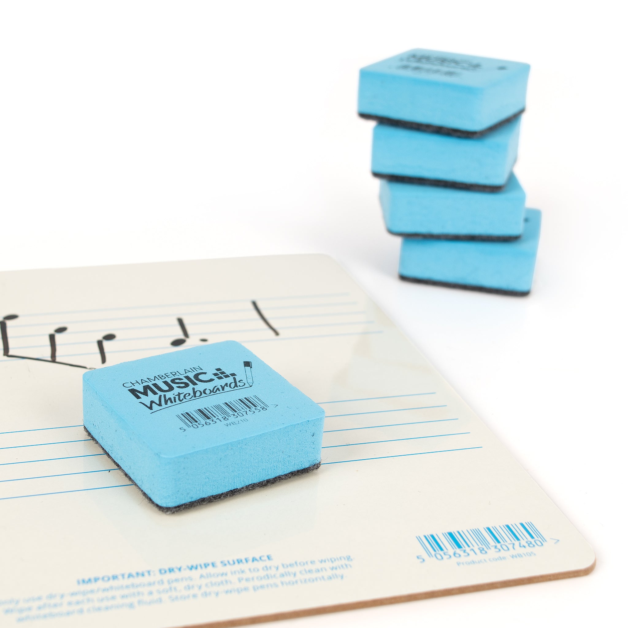 WB210-5PK,WB210 - Dry wipe whiteboard eraser pad Pack of 5 / A1