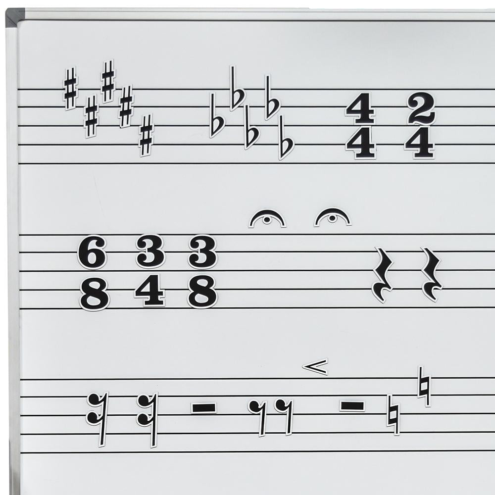 WMN20 - Magnetic symbols 1 - rests, accidentals and time signatures A1