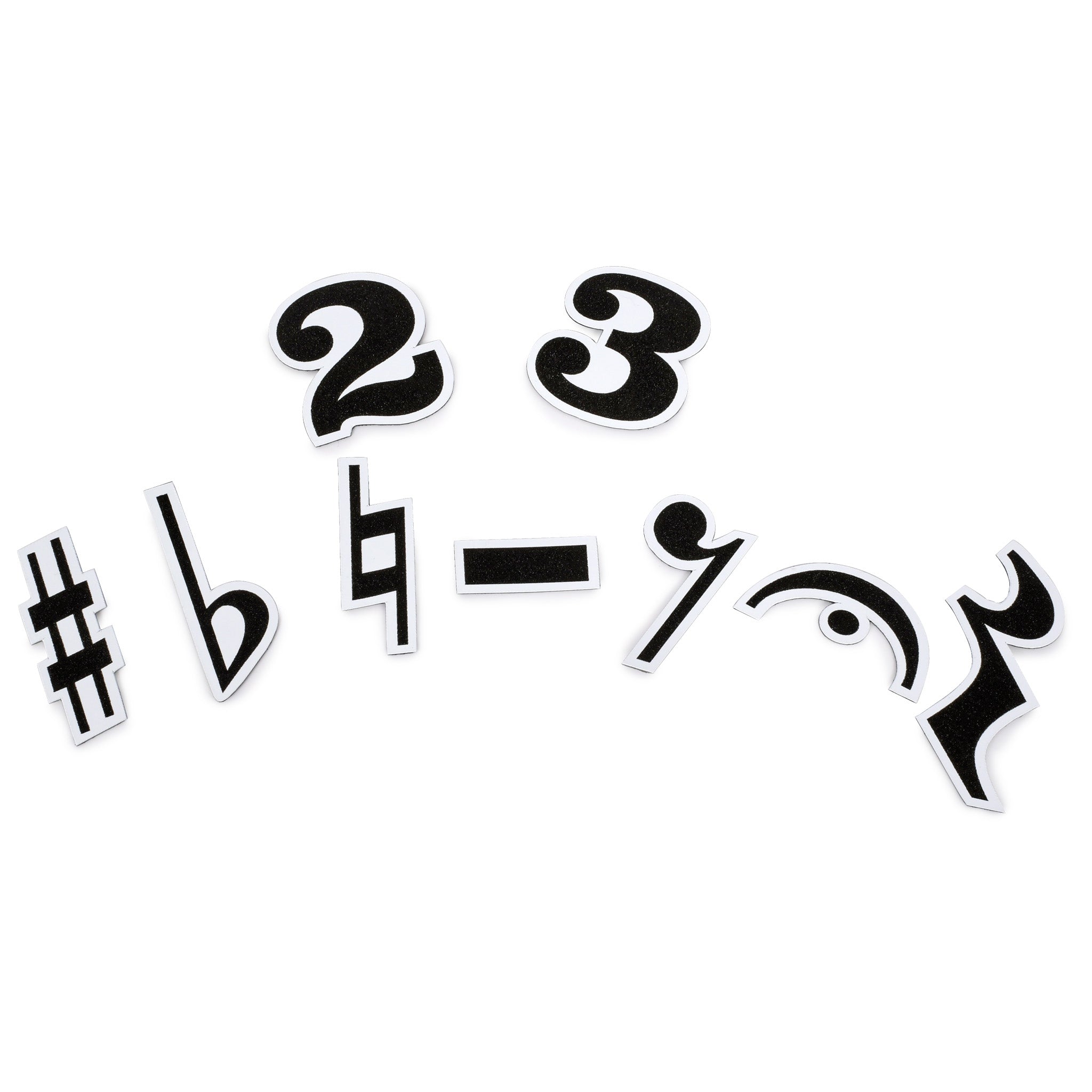 WMN20 - Magnetic symbols 1 - rests, accidentals and time signatures A1