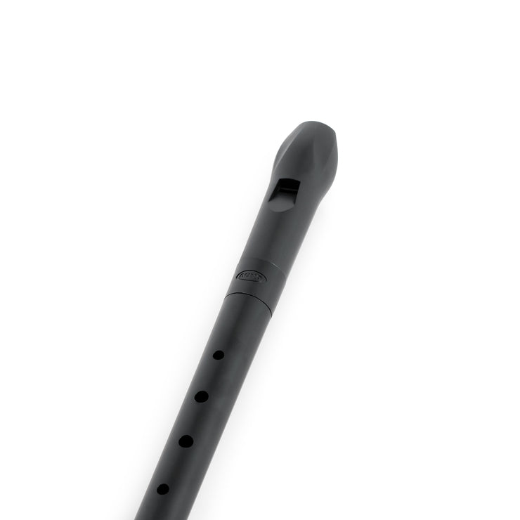 N310RDBK - Nuvo descant recorder Black with black trim