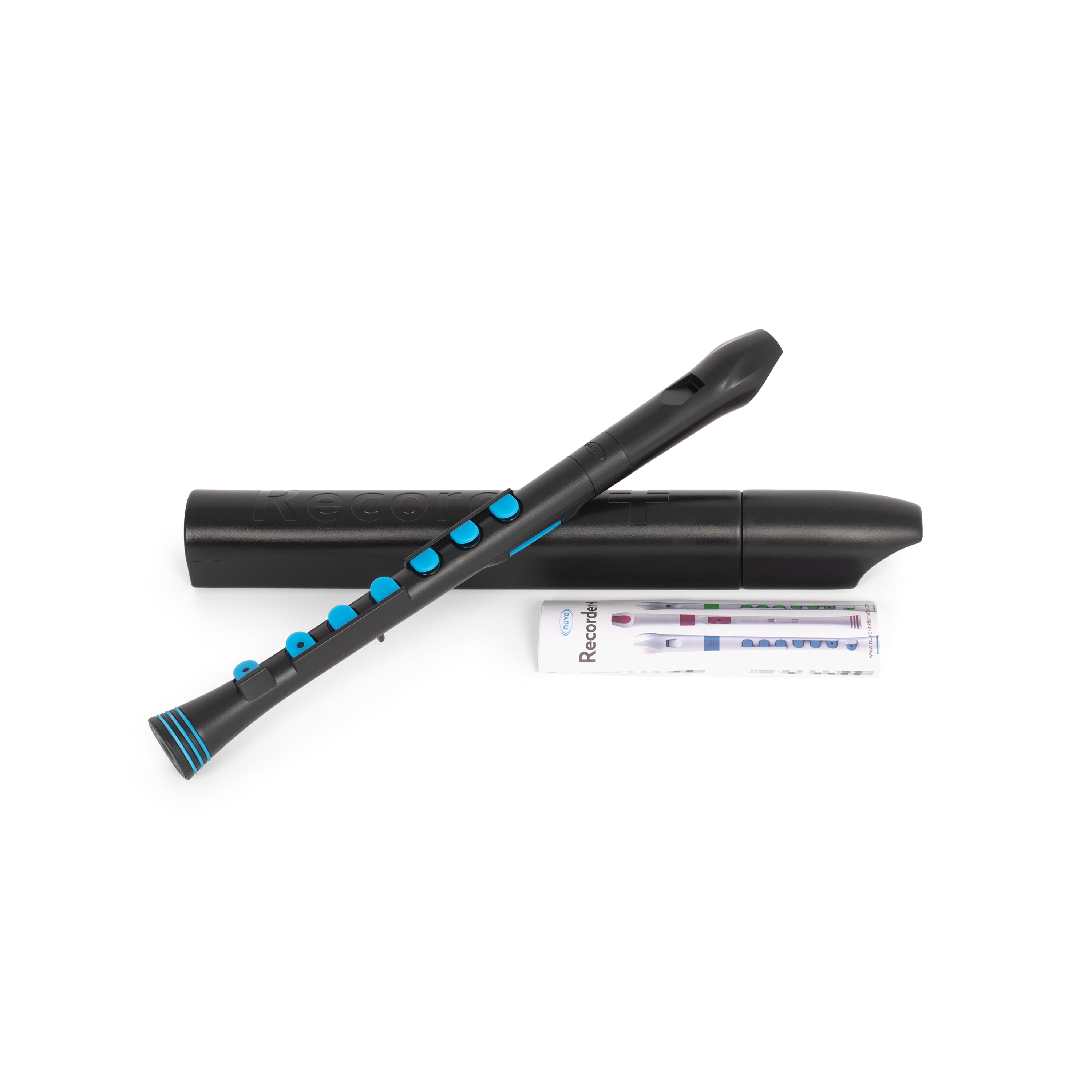Nuvo N320 recorder+ outfit - Black with blue trim