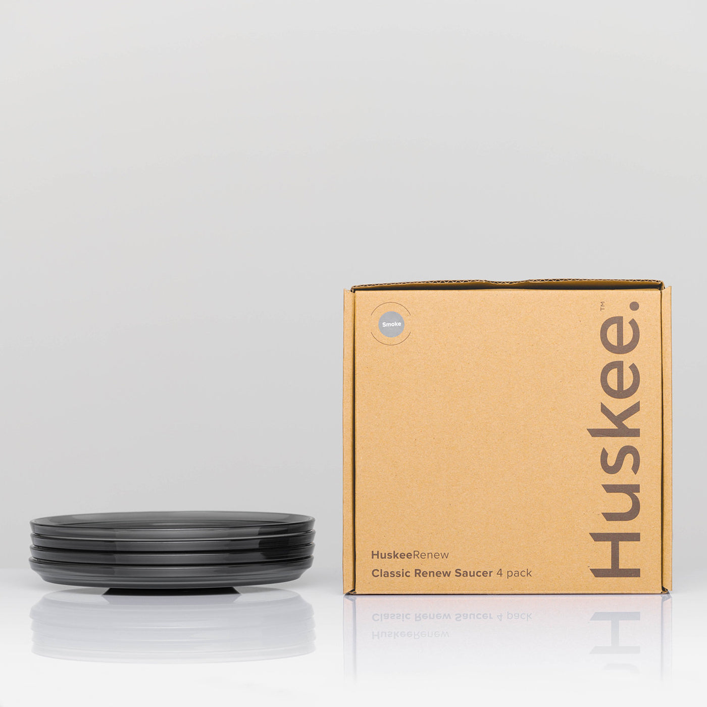 HT0SK04-R - HuskeeRenew Saucer 4-pack Smoke / A1