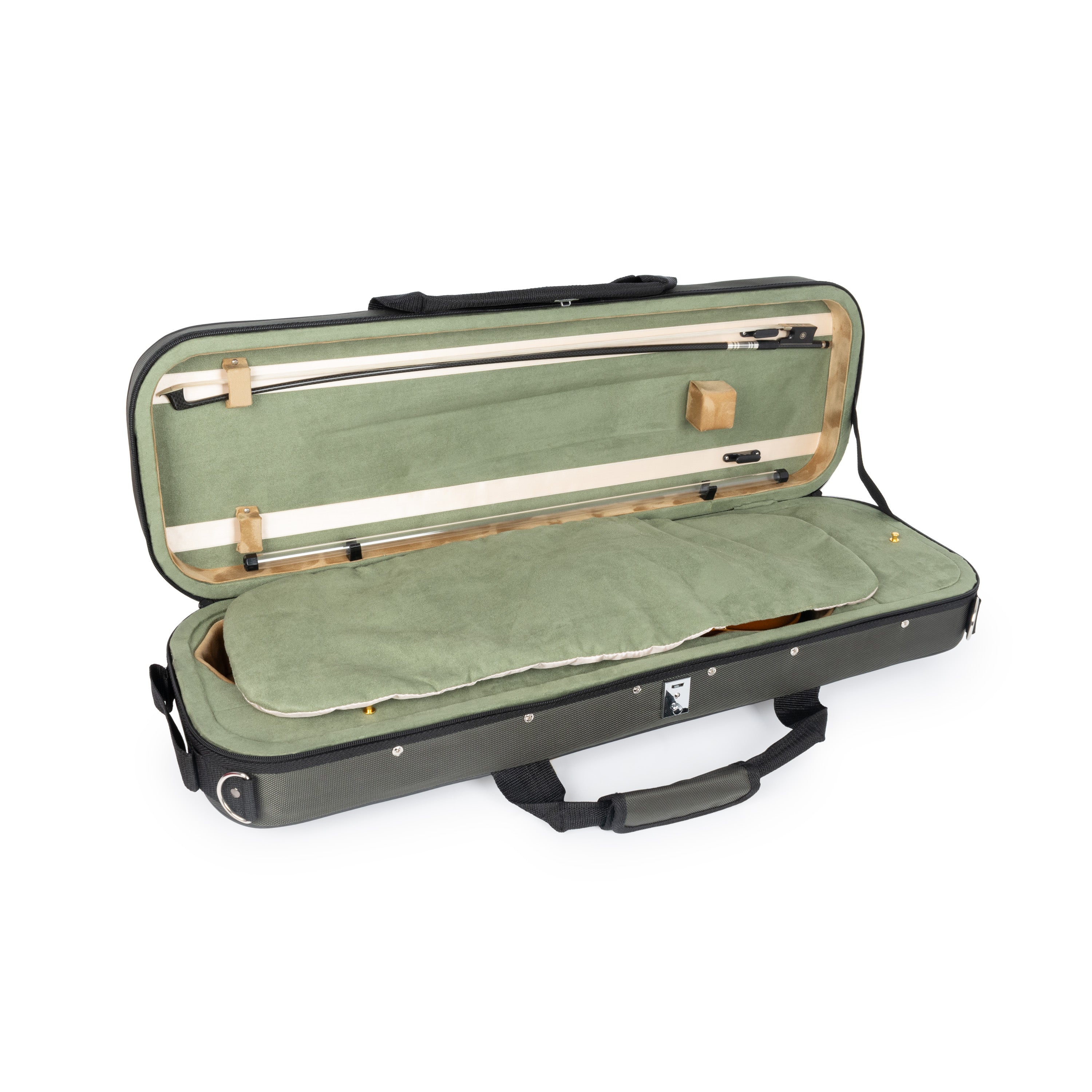 43VL44-670 - Tom & Will Classic 4/4 full size violin gig case Olive / A1
