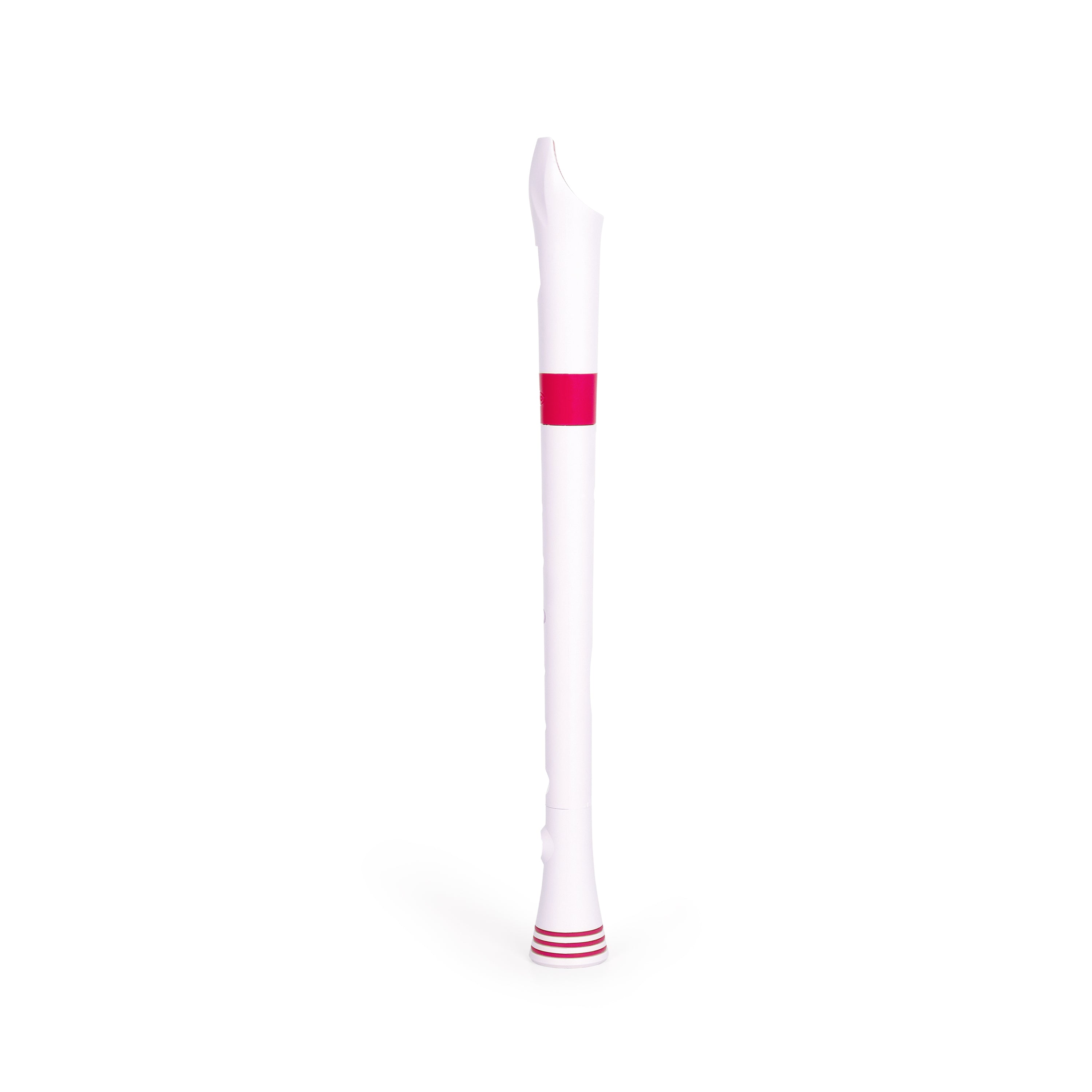 Nuvo descant recorder - White with pink trim image 4