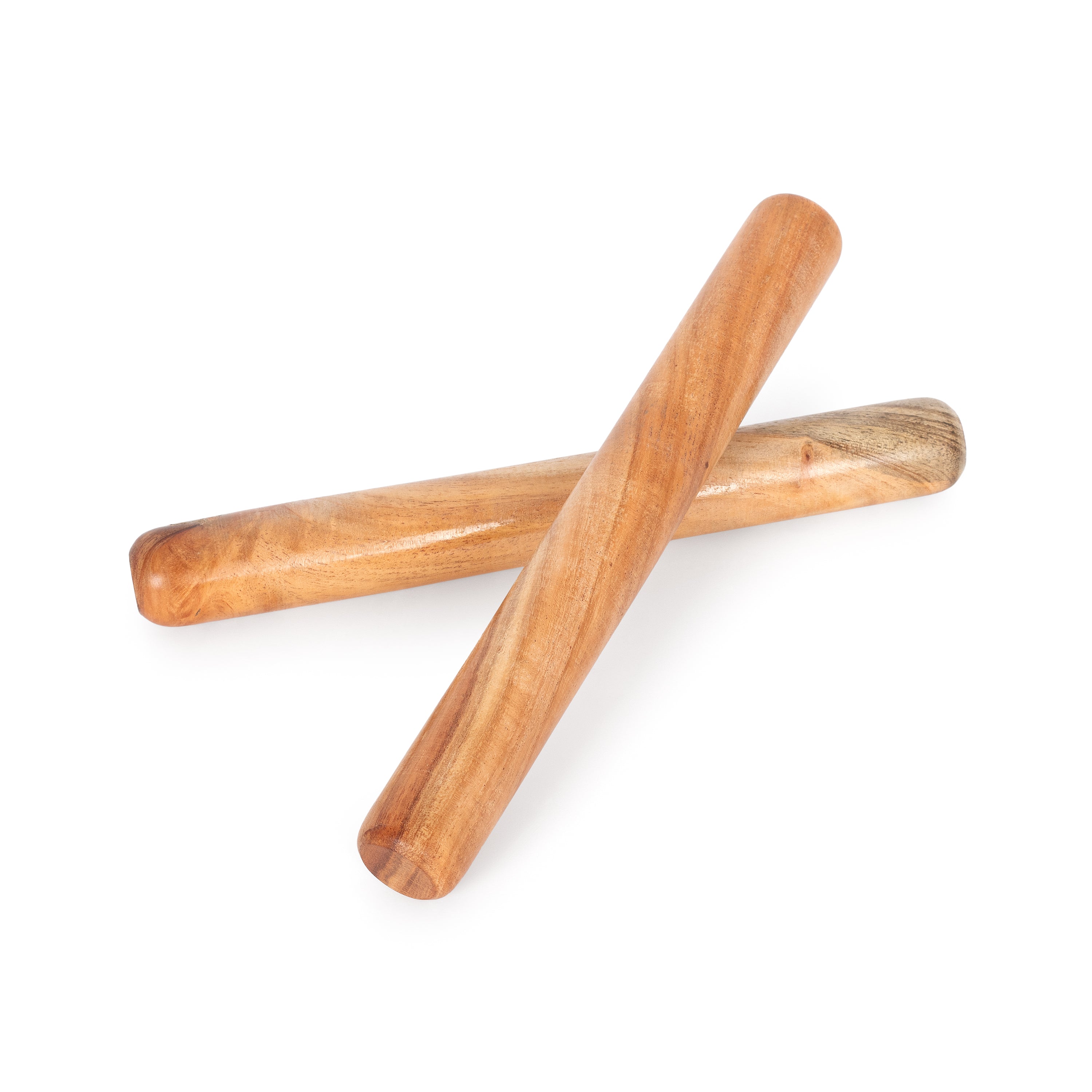 Percussion Plus 8" sheesham wood claves pair