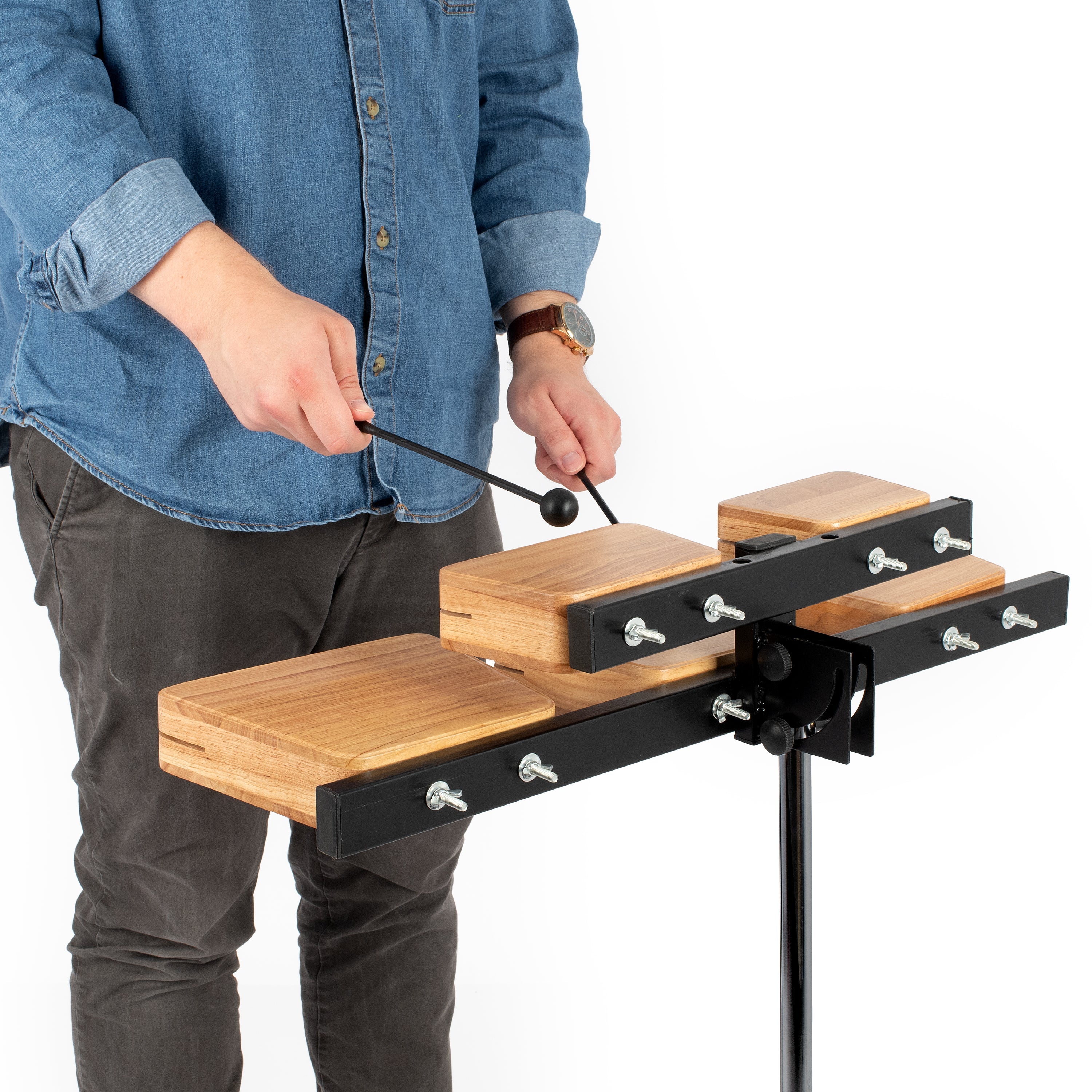 PP241 - Percussion Plus temple blocks with stand A1