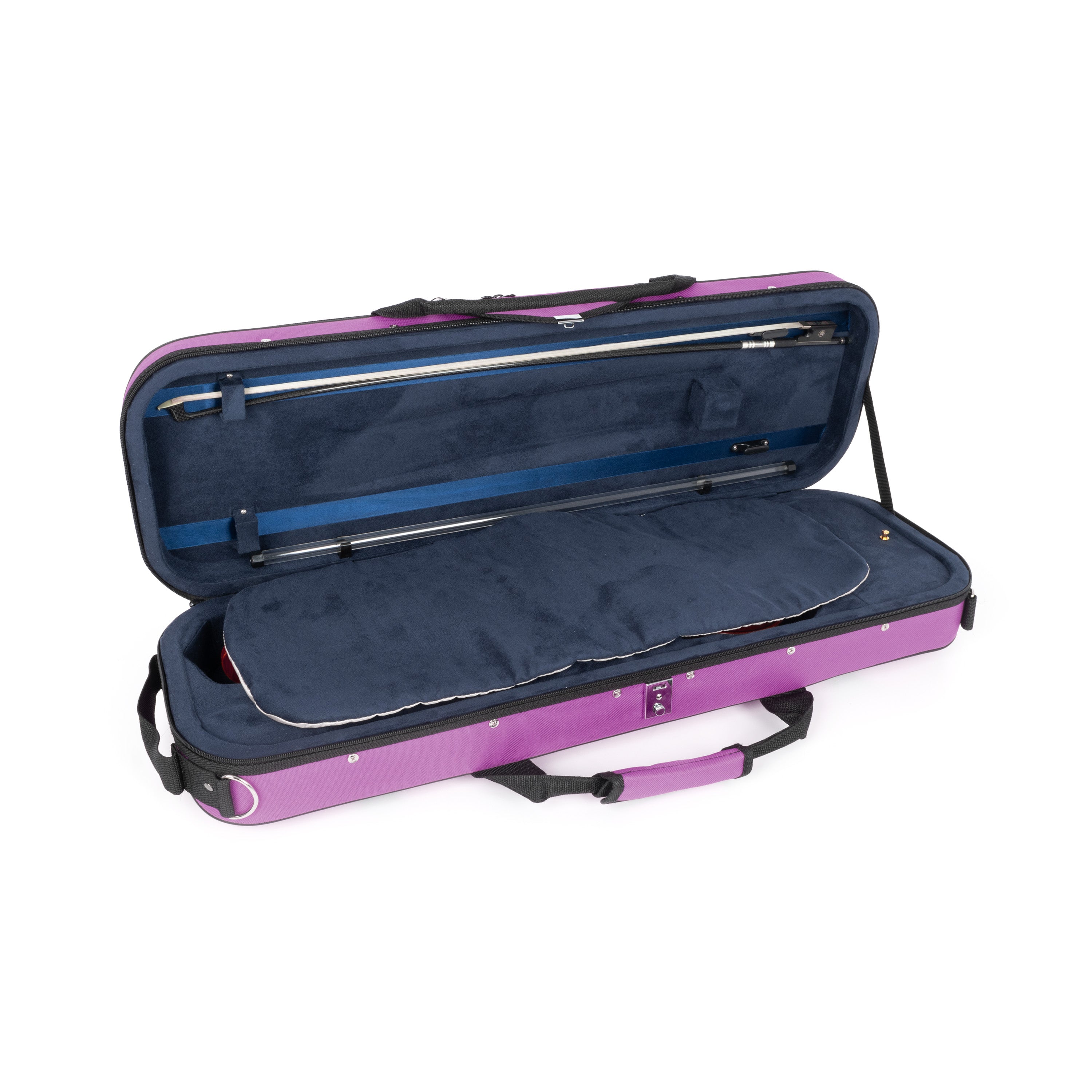 43VL44-610 - Tom & Will Classic 4/4 full size violin gig case Deep purple / A1