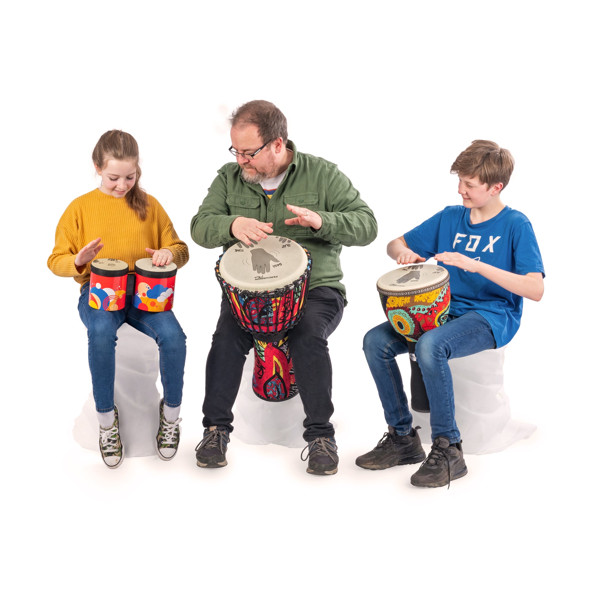 PP6830 - Percussion Plus Slap drumming - KidZ bongo drums A1